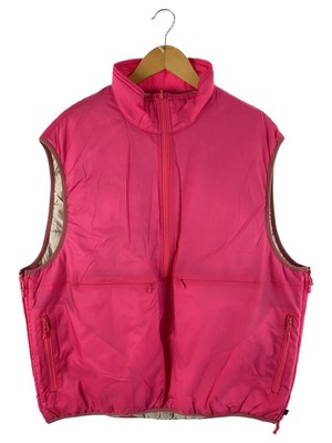 Daiwa Pier39 Tech Reversible Pullover Puff Vest/L/Nylon/Pink/Plain 
