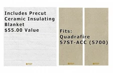QUADRAFIRE WOOD STOVE BAFFLE & BLANKET  [PP2577]  57ST-ACC (5700)  SRV7038-118  