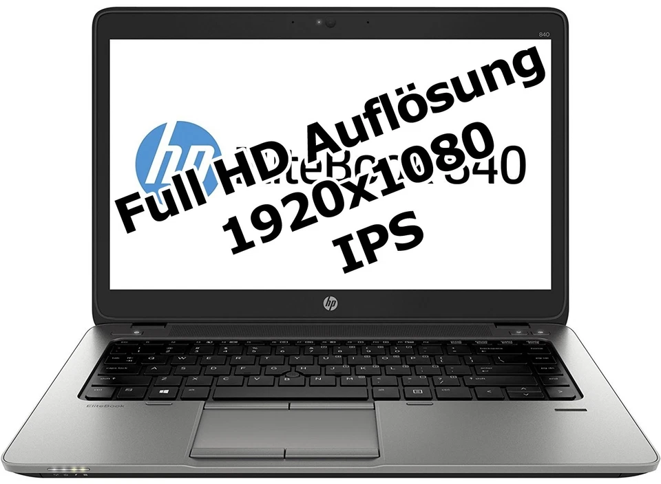 HP EliteBook 840 · i5-4300U · 16GB · 128GB