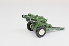 Vintage Tootsietoy US Military Howitzer Army Green Cannon Trailer USA