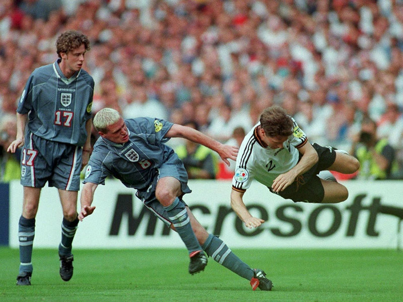 1996 ENGLAND Away S/S No.8 GASCOIGNE UMBRO EURO 96 FA 96-97 1996 ENGLAND Away S/S No.8 GASCOIGNE UMBRO EURO 96 FA 96-97