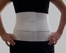 Alpha Medical Three Panel-Elastic Abdominal Binder & Waist Trimmer