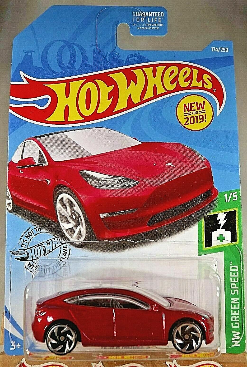 hot wheels tesla model 3 red