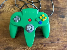 Authentic Nintendo 64 N64 Controller Green Official N64 OEM Tested