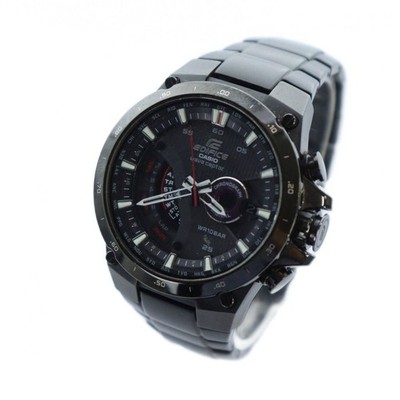 Casio Edifice EQW-A1000 Solar Black Dial Men's Watch Stylish and
