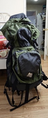 full-sized gregory palisade backpack Gregory Palisade Size Large Internal Frame Backpack Hiking Camping Pack  Green