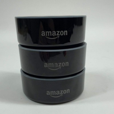 Lot of 3 Amazon Echo Dot 2nd Gen Smart Speaker Black RS03QR3