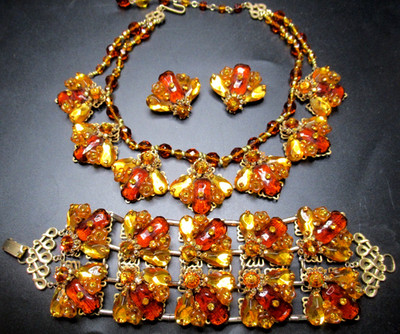 希少◇美品◇STANLEY HAGLER◇花模様パールネックレス◇ゴールド s-l400.jpg
