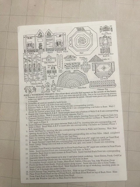 Rompecabezas HALLOWEEN de colección Build A 3D Monster Mansion 548 piezas Ceaco Foto 3 de 4