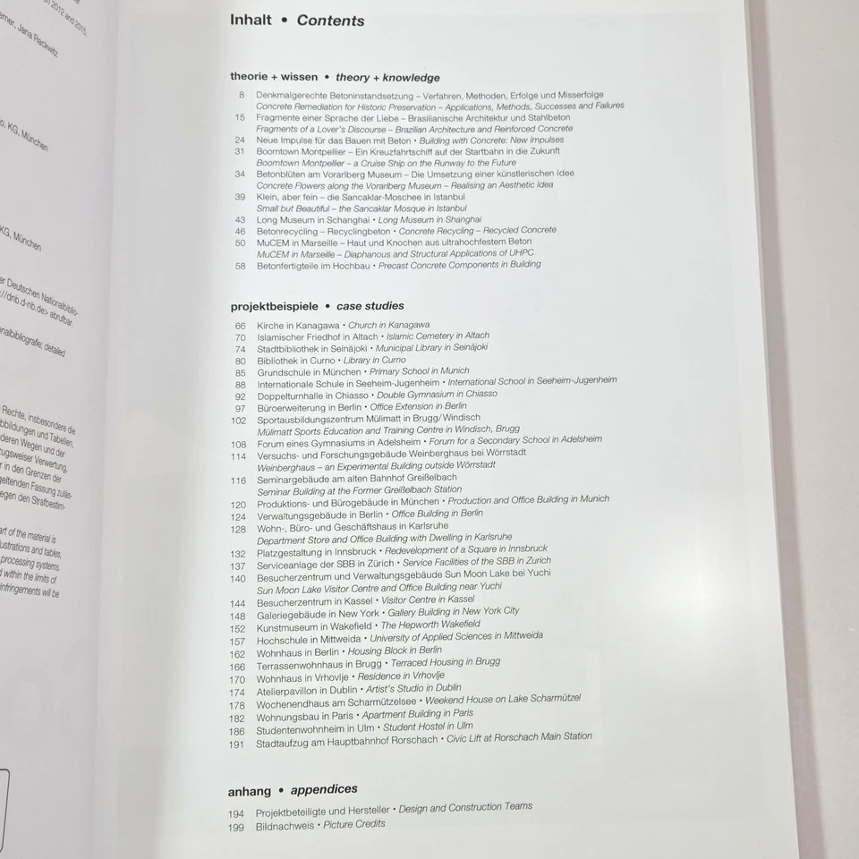 Concrete in Contemporary Architecture Illustrated PB 2016 German English DETAIL - Image 4 of 4