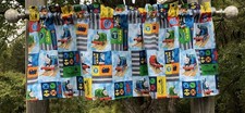 Thomas The Train Valance Patch Tracks Nursery Handcrafted Curtain Topper