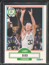 1990 Fleer - Larry Bird #8 - Boston Celtics