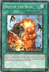 Out of the Blue EXVC-EN061 Common Unlimited - YuGiOh Extreme Victory