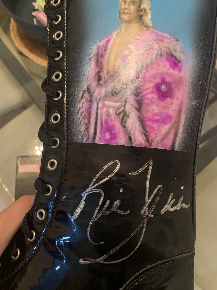 Ric Flair Nature Boy Autographed Boot W/proof BAS Cert Signed Wwe Style - Image 2 of 4