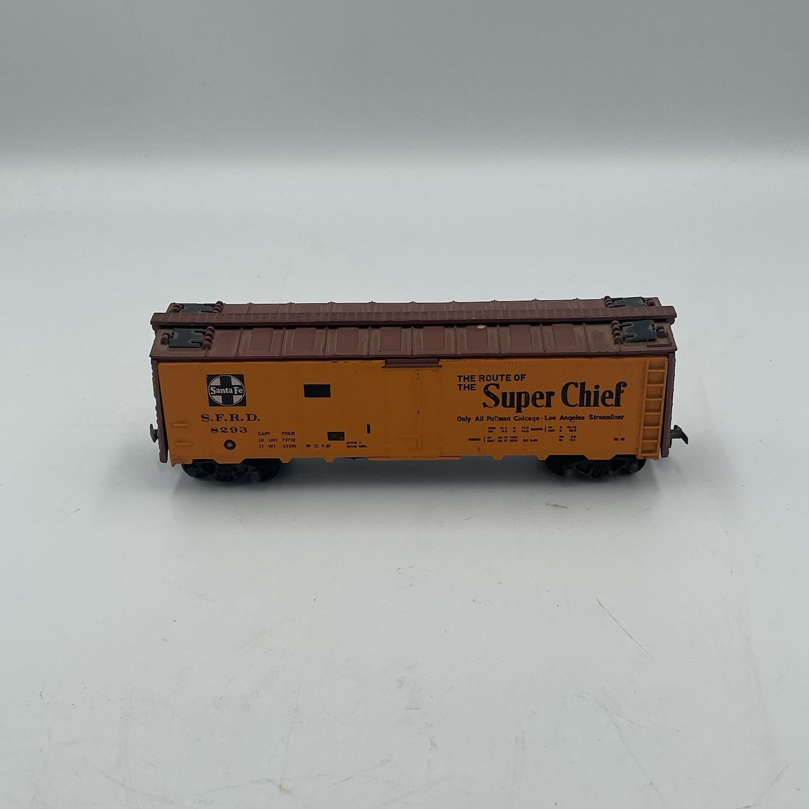 Ho Athearn 40 Ft Reefer Super Chief Santa Fe Sfrd 8293 Built