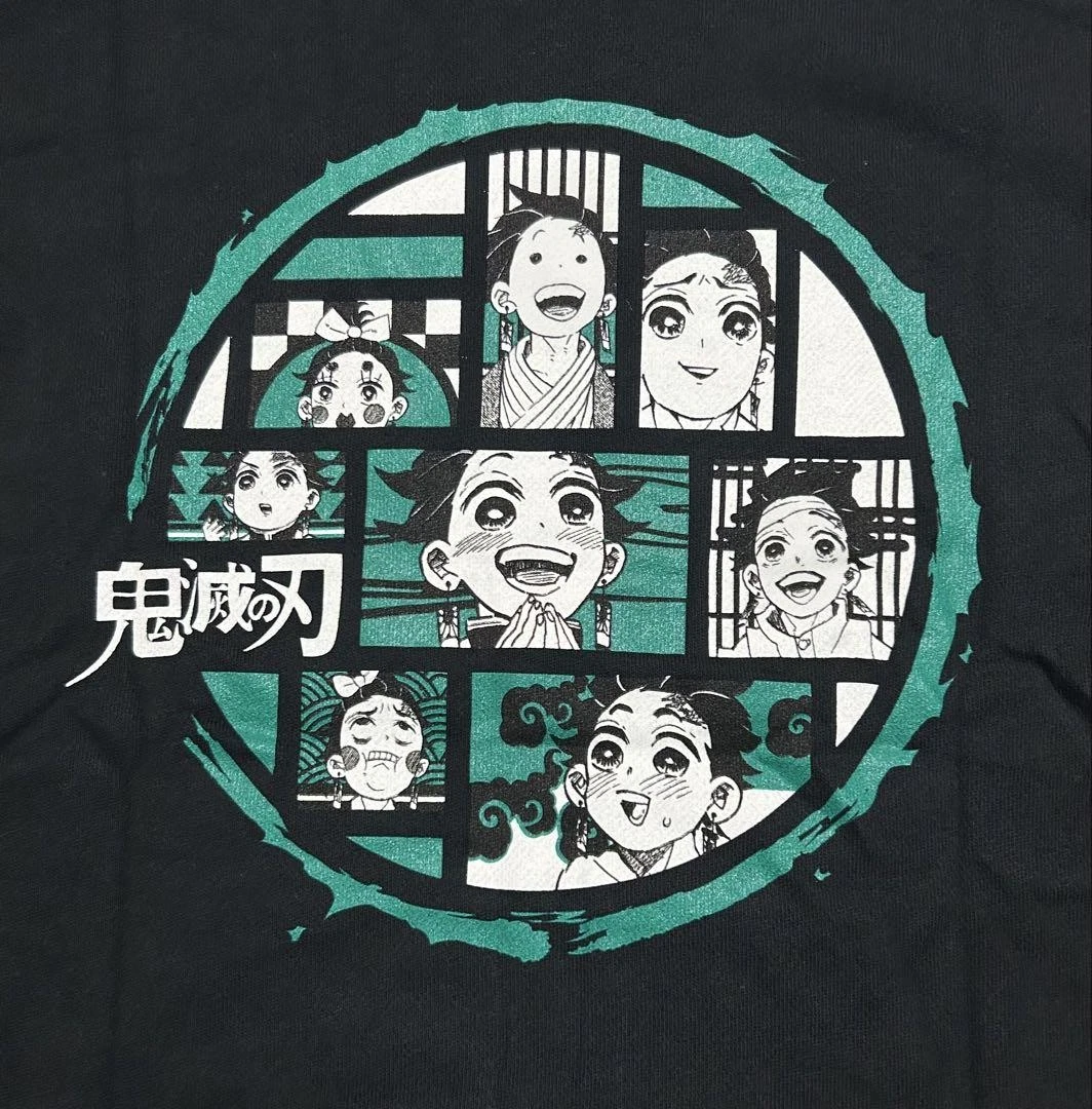 VETEMENTS Felpa con cappuccio Demon Slayer nera taglia S personaggio design cosplay pullover