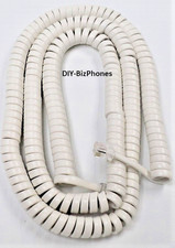 2-Pack Bright White 25Ft Lennox Phone Long Handset Cord PH 300 301 306 315 318