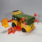 1989 Teenage Mutant Ninja Turtles Party Wagon 100% Complete TMNT Vintage Toy