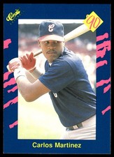 Carlos Martinez 1990 Classic Blue #56 White Sox MLB READ FREE SHIP AutographDen