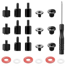 34 Pcs M.2 SSD Mounting Screws Kit, NVMe with Screwdriver, M2 Black