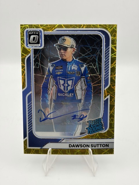 2026 Donruss Optic Gold Velocity Dawson Sutton Rated Rookie Auto /10 SSP