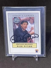 2001 Fleer Greats of the Game RICK PITINO Coach's Corner #8CC AUTO Signed Insert