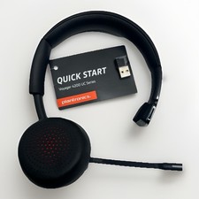 Plantronics Poly Voyager B4210T UC Bluetooth Headset w/ BT600 USB Dongle