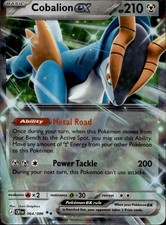 Pokemon Cobalion ex 64/86 Chaos Rising Holo LP 5ban Graphics