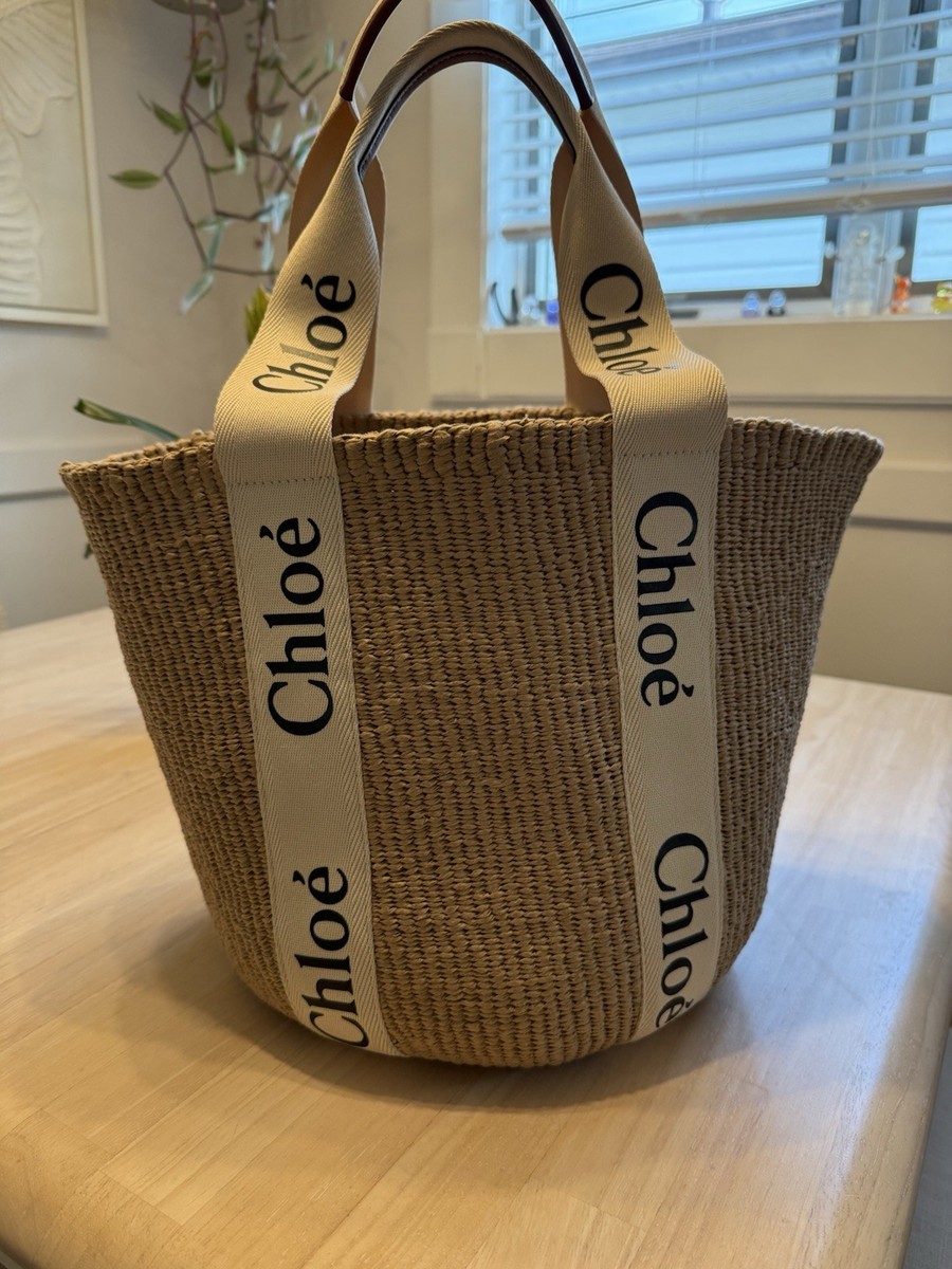 Chloe X Mifuko Woody Large Woven Tote | eBay