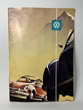 1959 Volkswagen Vw Beetle Karmann Ghia Convertible Dealer Sales Brochure