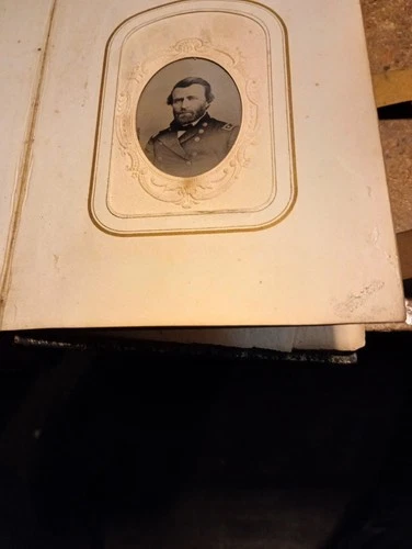 1865 Photo Album with 3 Presidents  U.S.abe Lincoln,Ulysis S. Grant,James Garfld