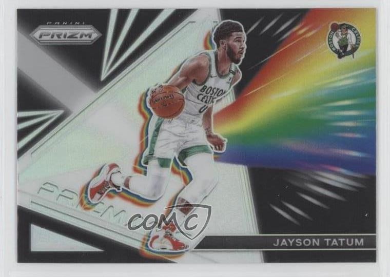 2021-22 Panini Prizm Prizmatic Silver Prizm Jayson Tatum #4 0u5r