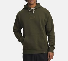  70 Under Armour Men's Project Rock Icon Fleece Hoodie Pullover Green, M