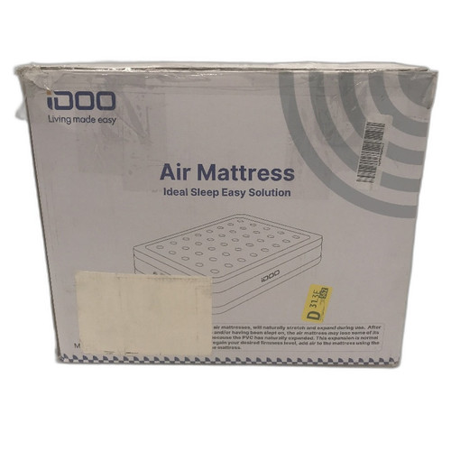 IDOO I-C-020 Inflatable Air Mattress Bed Built-In Pump & Carry Bag QUEEN DEMO - Picture 1 of 6