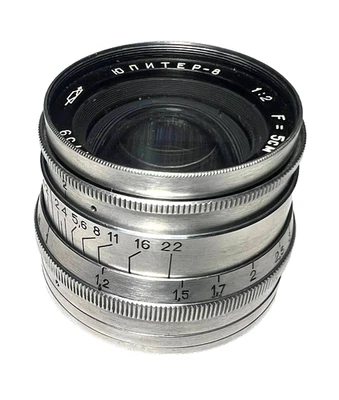 JUPITER 8 レンズ ライカ Zorki FED その他M39カメラ用 Vintage Portrait Black KMZ Jupiter 8 2/50mm M39 FED Zorki Leica RF