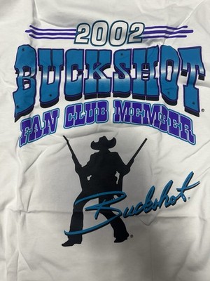 Vintage NASCAR Buckshot Jones Shirt - Mens XXL - 2002 Buckshot Jones Fan Club
