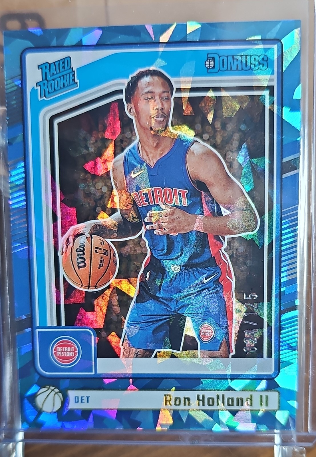 2024-25 Panini Donruss - Rated Rookie Ron Holland II #236 Crystals /125 (RC)