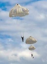 Sample: Genuine Parachute 30 Denier Ripstop Fabric 66" PIA-C-44378E 1.99 yard