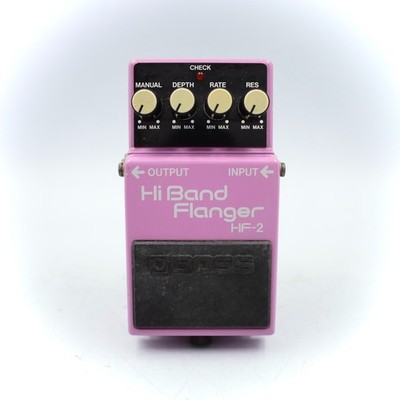 Boss HF-2 Hi Band Flanger 1985 Hergestellt in Japan Effektpedal für Gitarre...