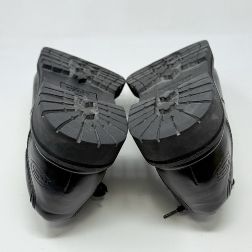 Scarpe Skechers suola a strappo grossa uomo 11 pelle nera stringate Oxford vintage - Foto 21 di 21