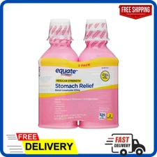 Equate Upset Stomach Relief Bismuth Liquid, Regular Strength, 16 fl oz, 2 Pack