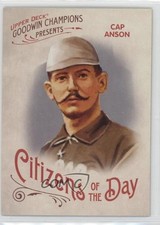 2009 Upper Deck Goodwin Champions Citizens of the Day Cap Anson #CD-3 HOF 1i3m