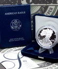 2005 "W" PROOF American SILVER Eagle $1 Box & COA East Coast Coin & Collectables