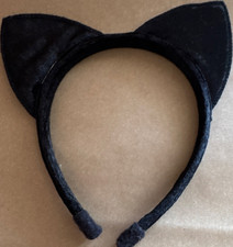 Black Cat Ear Headband Costume Accessory Adult Unisex One Size