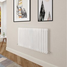 Traditional Cast Iron Style Radiator Horizontal 600x1010mm 3 Column White