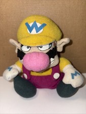 BD A Mario Plush Wario Yellow Bean Bag Nintendo figure Stuffed toy 6"
