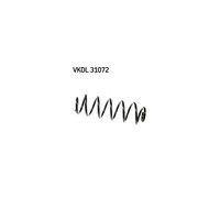 Fahrwerksfeder SKF Vkdl 31072 FüR Vw, Hinterachse