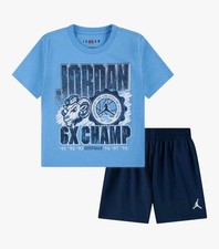 NIKE AIR JORDAN Shirt  Shorts 2 Piece Set Boys Size 5: NWT