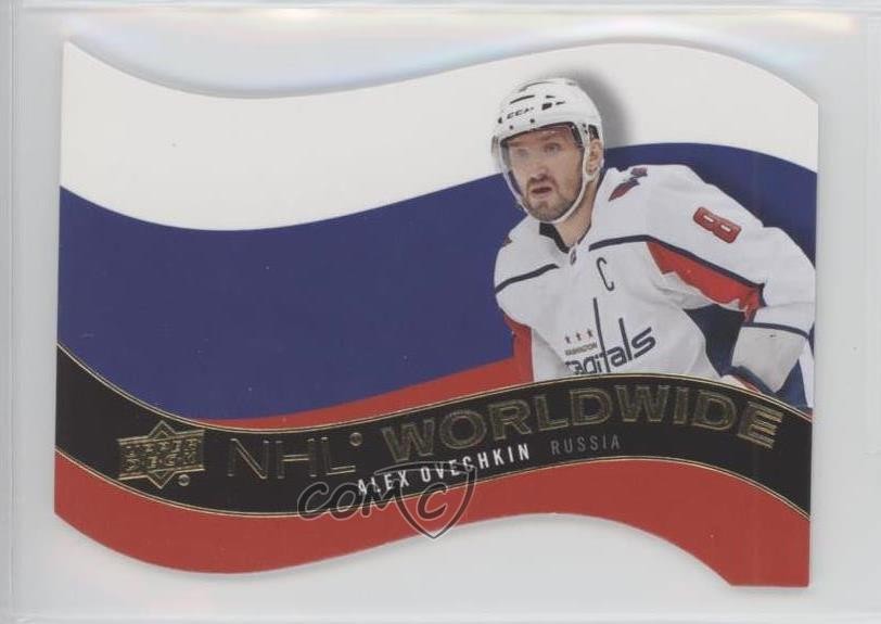 2020-21 Upper Deck NHL Worldwide Die-Cut Alex Ovechkin #WW-6 06i0