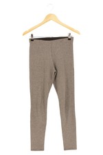 Pantalone donna Zara in tessuto taglia S 36 grigio a quadri classico